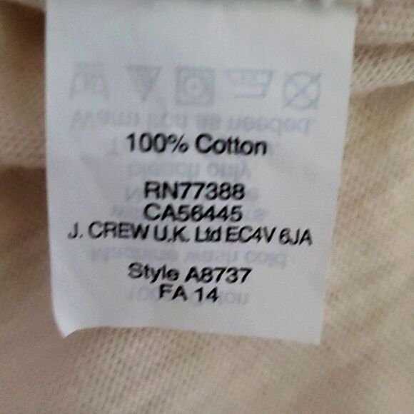 J Crew Factory Cream & Black Boho Floral Embroidered Fitted Knit Sweater - Picture 9 of 9